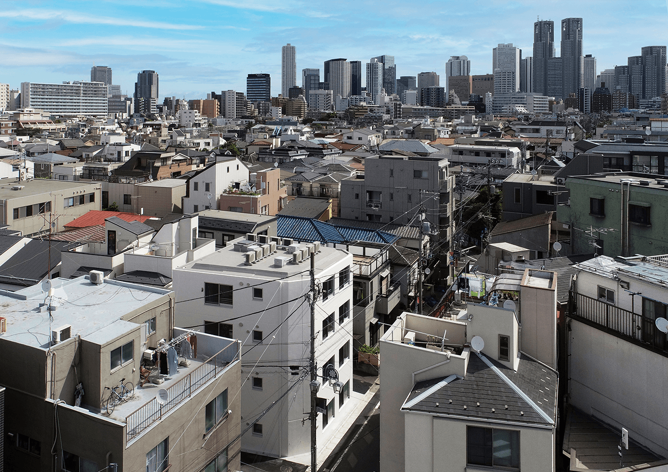 Blanc Shibuya Honmachi西側俯瞰