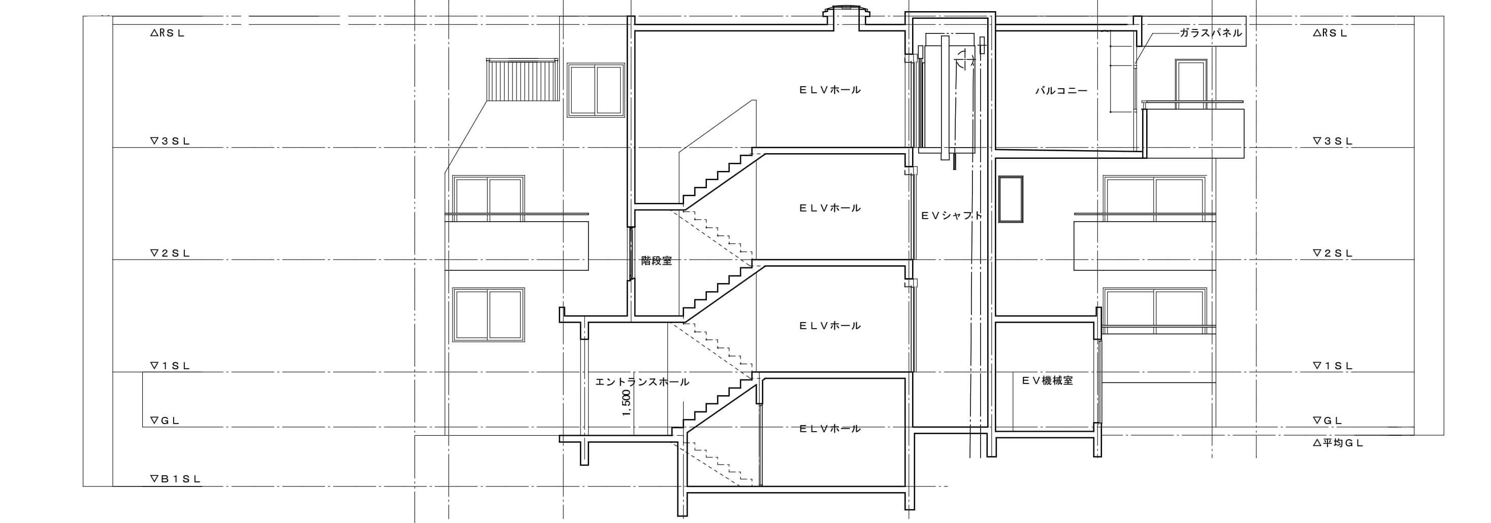 断面図