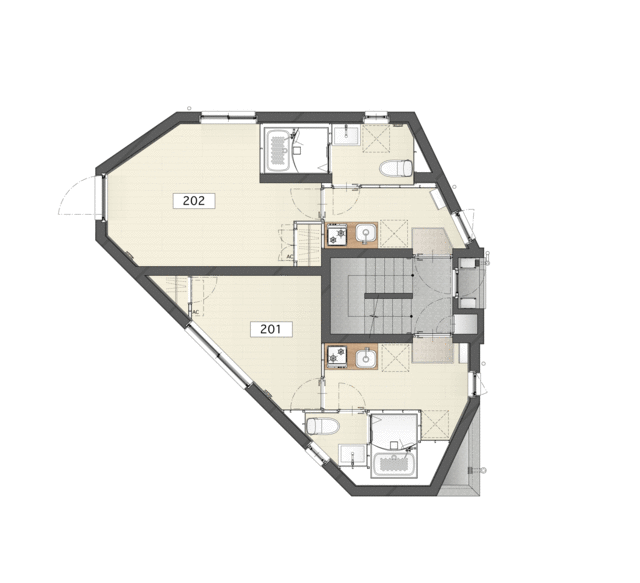 平面図2F