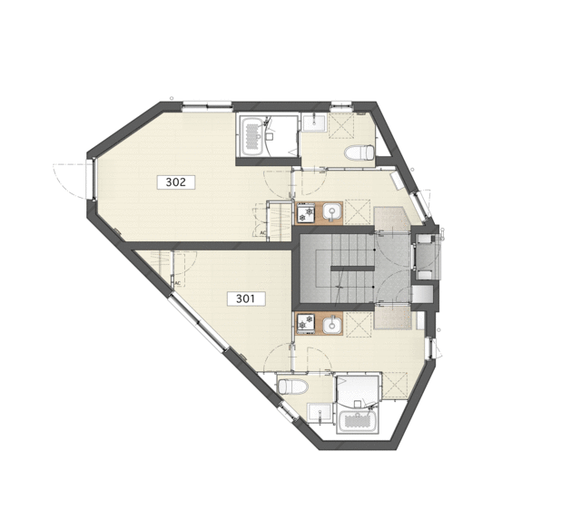 平面図3F